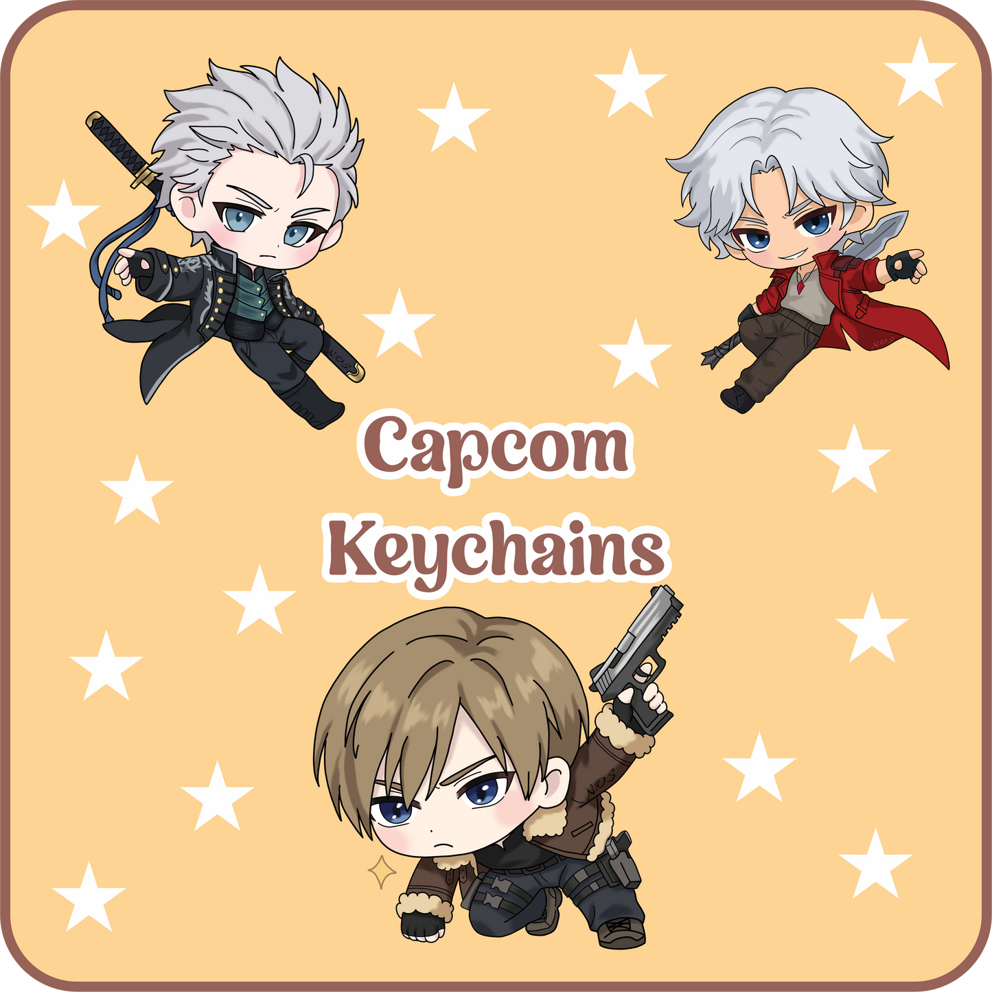 Capcom Acrylic Keychain