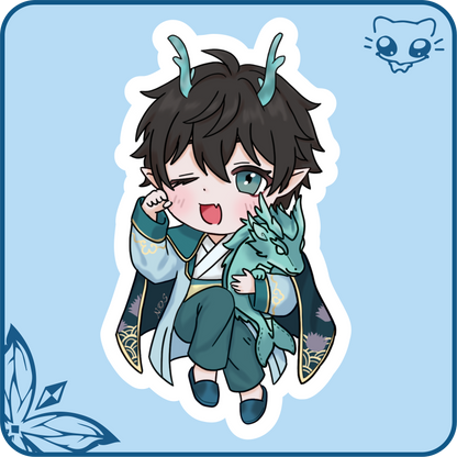 Sleepy Honkai Star Rail Stickers