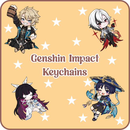 Genshin Impact Acrylic Keychains