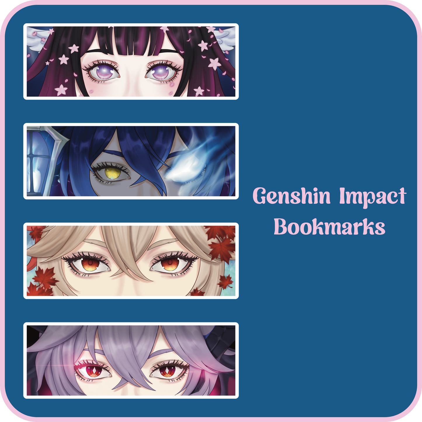 Genshin Impact Bookmarks