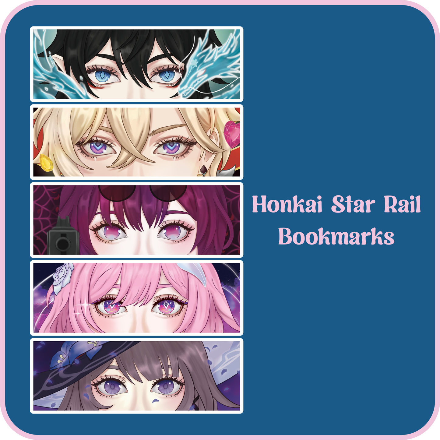 Honkai Star Rail Bookmarks