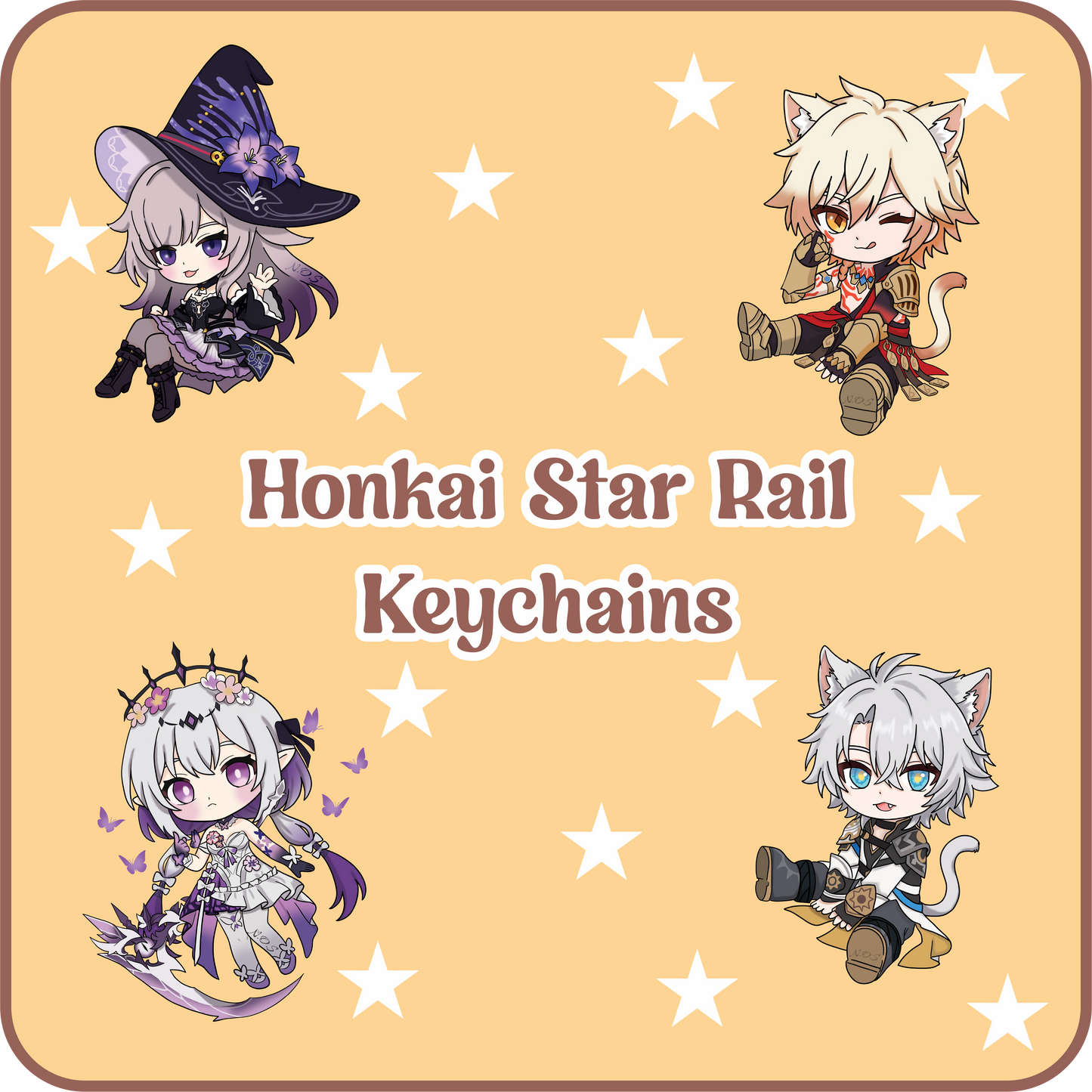 Honkai Star Rail Acrylic Keychain